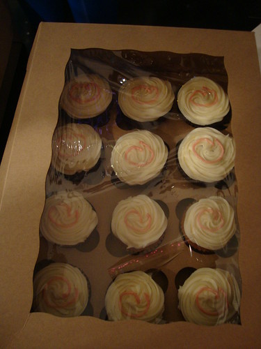 Austin:  PR anniversary cupcakes for those who don't like carrot cake