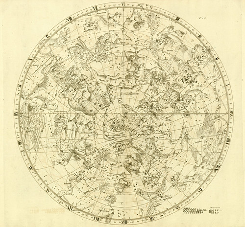 010-Hemisferio Boreal-Atlas Coelestis 1729- John Flamsteed-University of Michigan Shapiro Science Library