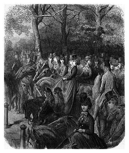014-A caballo en Hyde Park Corner-London A Pilgrimage 1890- Blanchard Jerrold y Gustave Doré- © Tufts Digital Library