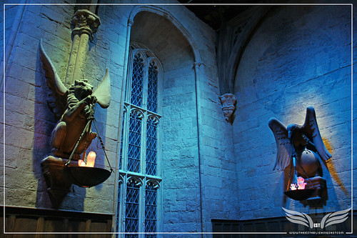 The Establishing Shot: The Making of Harry Potter Tour - The Great Hall Gryffindor Flambeaux & Ravenclaw Flambeaux by Craig Grobler