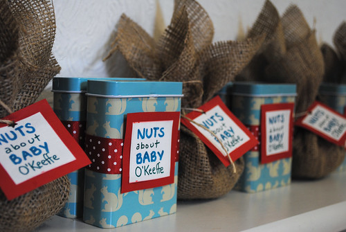 Nuts about Baby - Shower Favors
