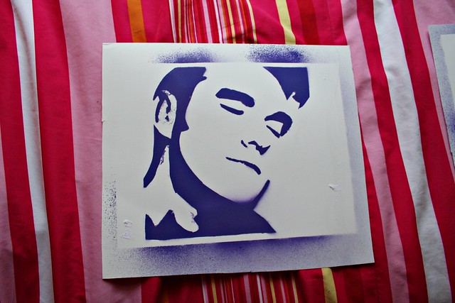 The Morrissey Stencil I Did Yes I do stencils