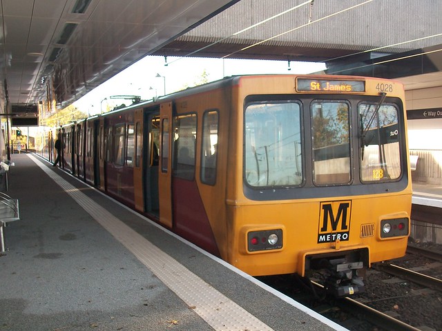 Tyne and Wear Metro-Metrocar 4028 at Chillingham Road