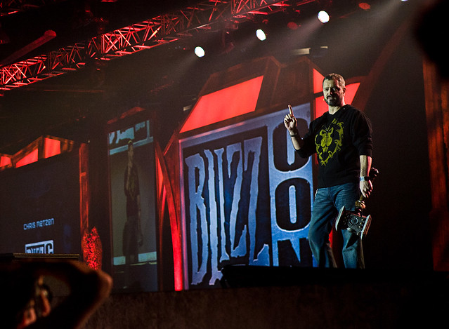 Chris Metzen during the Opening Ceremony of Blizzcon 2011