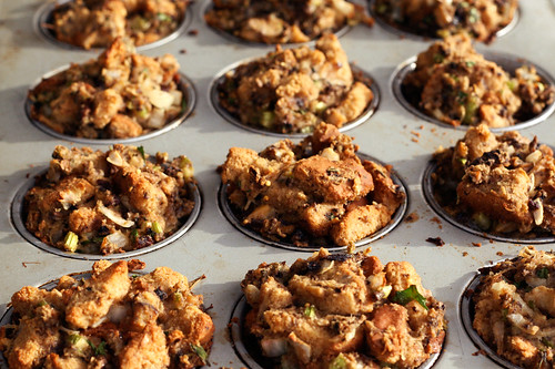 Gluten-Free Mushroom Stuffing Muffins (Vegetarian)