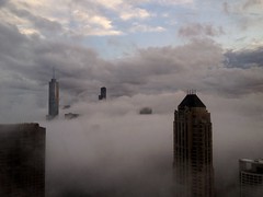 fog and bright sky - Chicago by doug.siefken