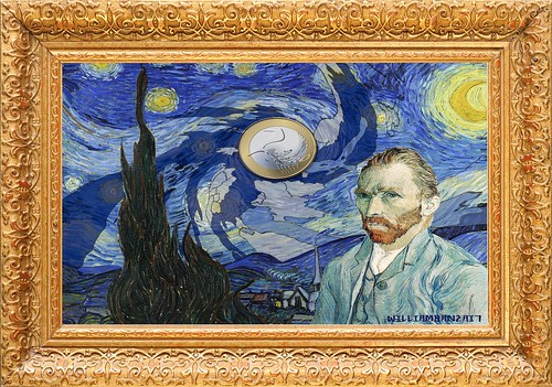 STARRY EURO (Happy Birthday Van Gogh) by Colonel Flick