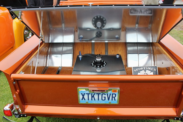Custom 1952 Chevy Pickup Truck Rear Interior Detail
