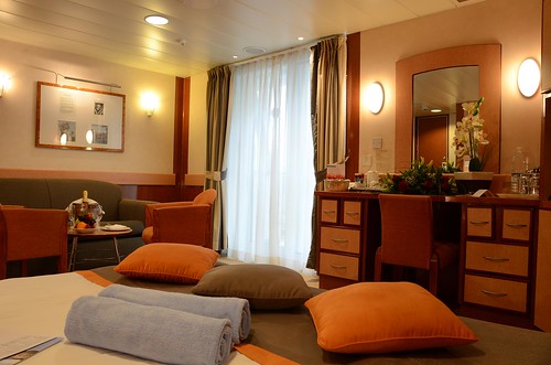 Cat SB Balcony Suite on the Louis Olympia Cruise by Travelive