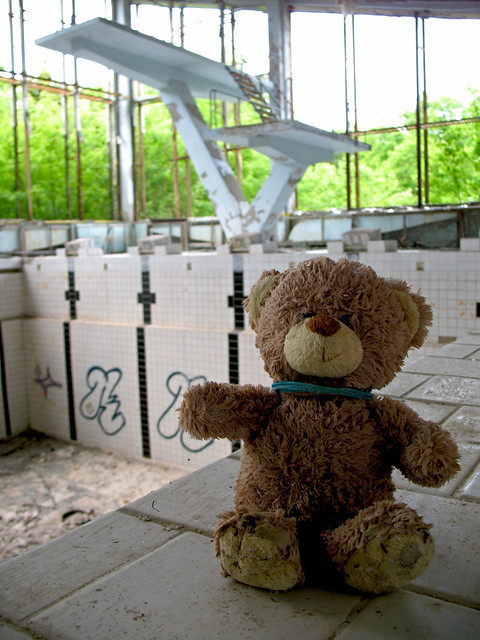 swimming pool at Pripyat school