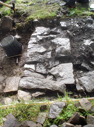 Archaeology in Practice: Wall after Clearing Back, Muggleswick Grange by jst @ Tanfield