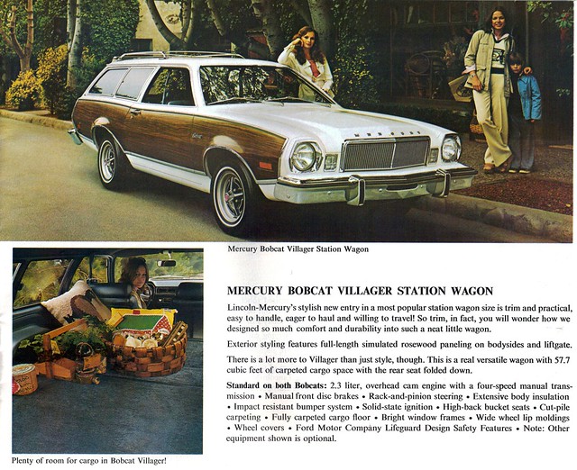 1976 Mercury Bobcat Villager Station Wagon