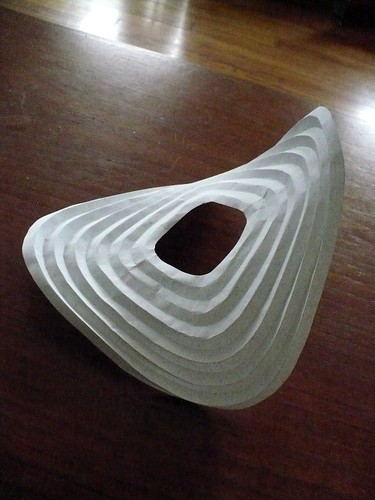 hyperbolic paraboloid origami