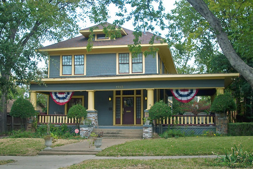 American Foursquare style House, Fairmount, Ft. Worth