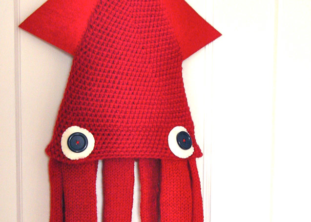 Squid Hat for Halloween 2011
