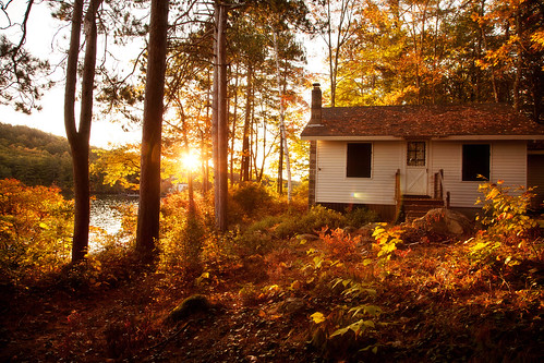 'Golden Sunrise', United States, New Hampshire, Lake Winnipesaukee, Pitchwood Island, Sunrise