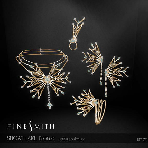 Snowflake Collection Bronze