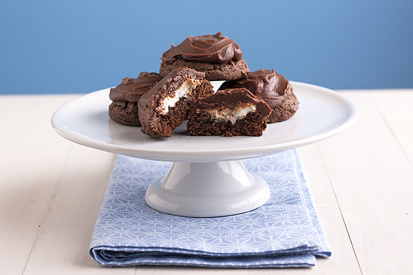 Surprise Cookies are a great combo of chocolate + marshmallow!