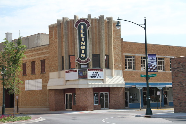 Jacksonville IL, Illinois Theater, Jacksonville Illinois, Morgan County