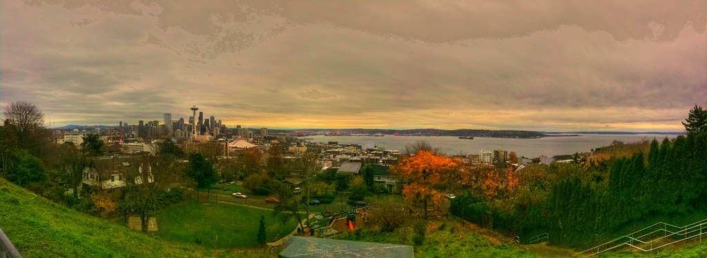 Kerry Park View Point, Queen Anne Hill