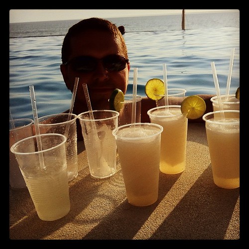 Infinite pool. Ocean. Mexico. Tequila.
