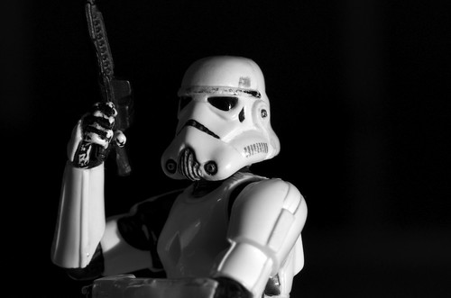 The trooper in noir style by Kalexanderson