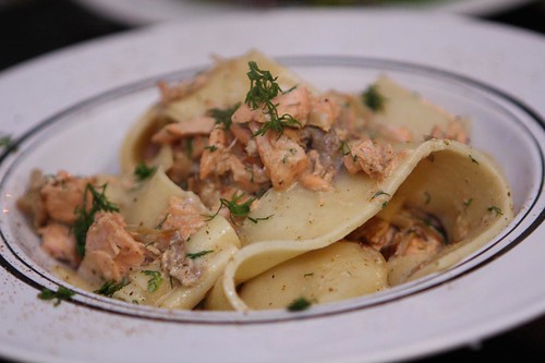 Pappardelle with Salmon Dill Cream Sauce