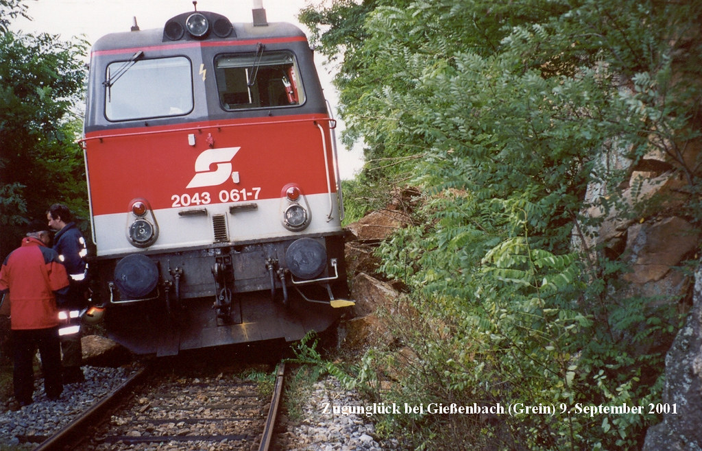 15. Zugunglück bei Gießenbach 09.09.2001