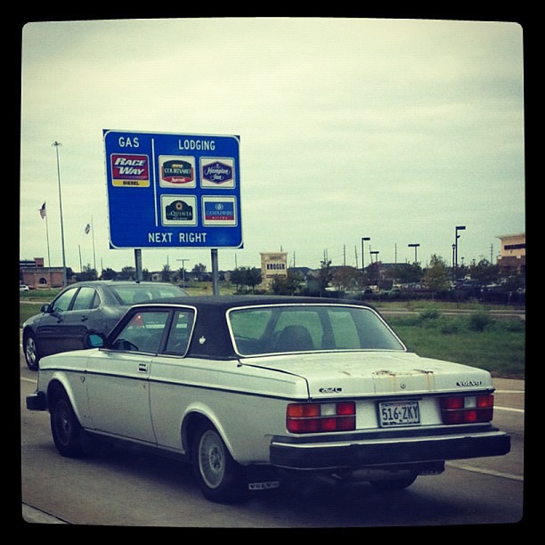Spotted this old 1979 Volvo 262C driving around in Pearland TX