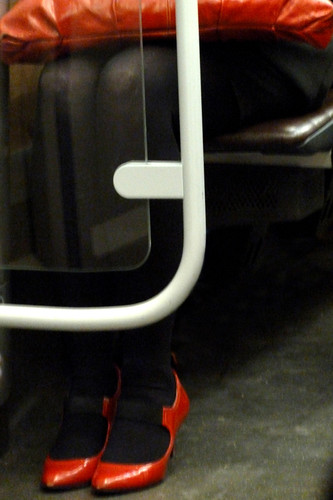 "Red shoes, red bag" - Brussels, Belgium 2011