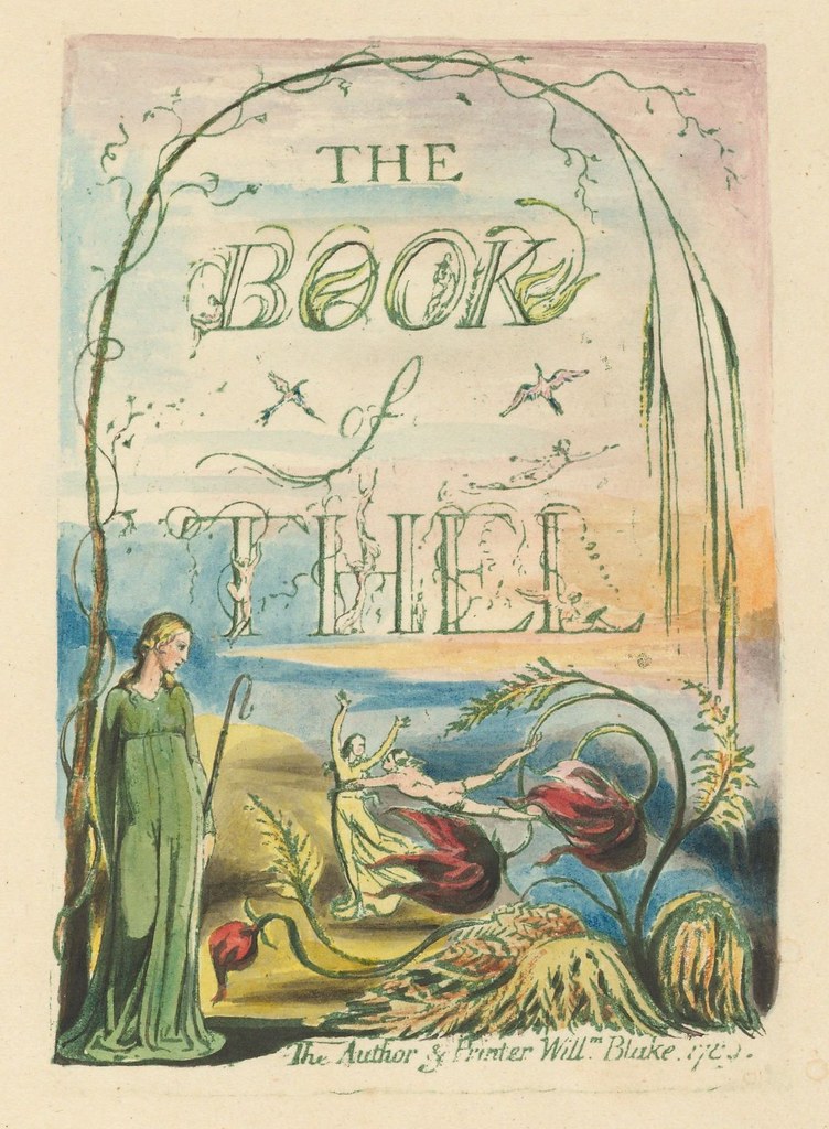 The Book of Thel (title page)