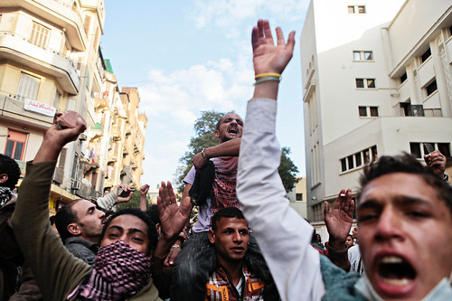 Egyptian youth rally and march to demand an end to the dictatorial rule of the US-backed Supreme Military Council. Over 30 people have died since November 18, 2011. by Pan-African News Wire File Photos