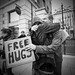 Free Hugs at the Occupy London Protest St Paul's Cathedral
