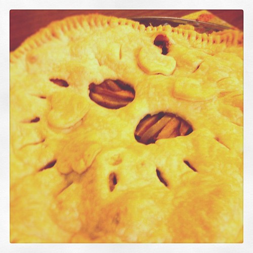 My apple pie is cooling off.