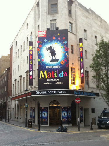 Matilda at the Cambridge Theatre, Seven Dials