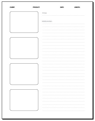 Storyboard Templates For Television