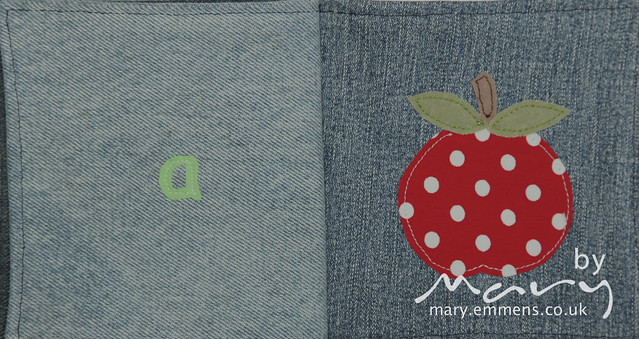 Soft book for Kian - a is for apple