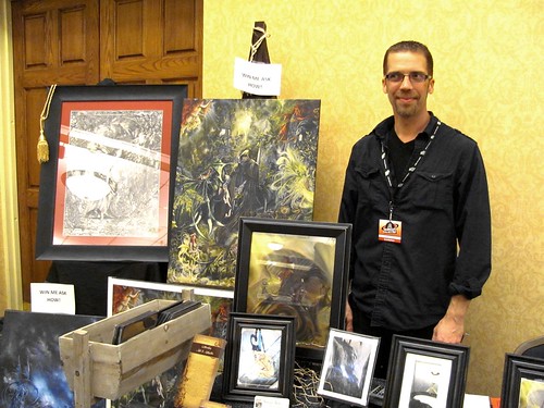 Vendor Shawn Orne of Witherstone Arts & Antiquities