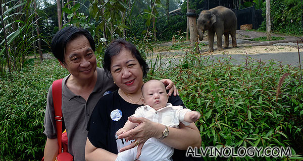 My parents with Asher