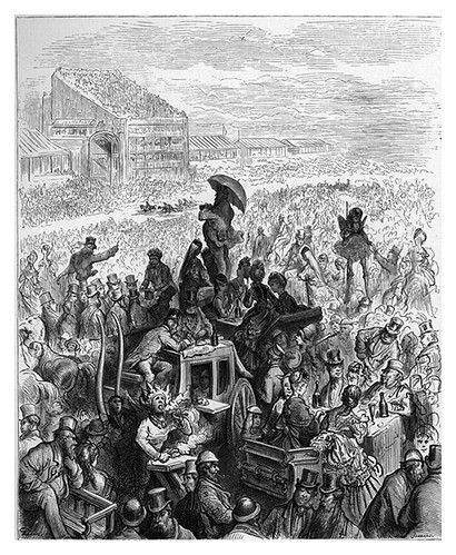 006-Almuerzo en el Derby-London A Pilgrimage 1890- Blanchard Jerrold y Gustave Doré- © Tufts Digital Library