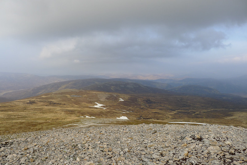 North from Carn a' Chlamain