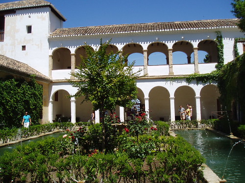 Foto Generalife Palace Alhambra Granada Andalusien