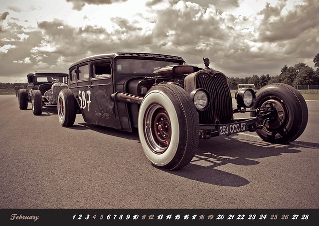 The official Hot Rod PinUp Calendar of Dirk The Pixeleye Behlau 2012 is 