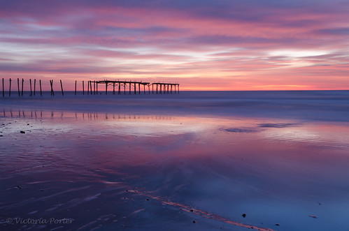 Sunrise at 59th Street Pier... Cape May, NJ... by toryporter (back... FAR behind!)