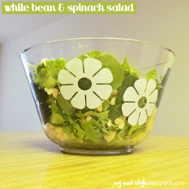 Meal white bean salad