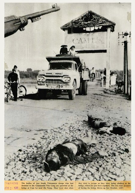 Bodies of Vietnamese Defectors at Cam Le Bridge