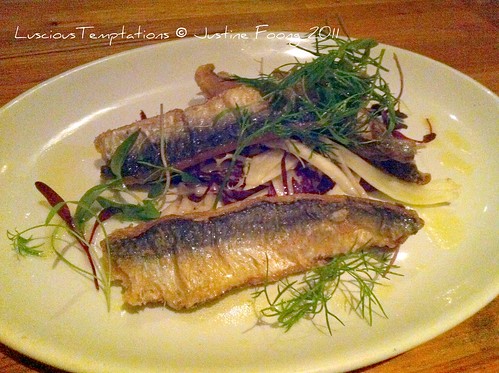Deep Fried Sardines - Osteria Dell'Arte, Clapham
