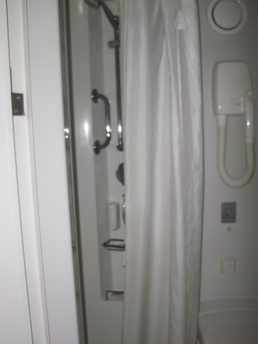 The shower in our room.