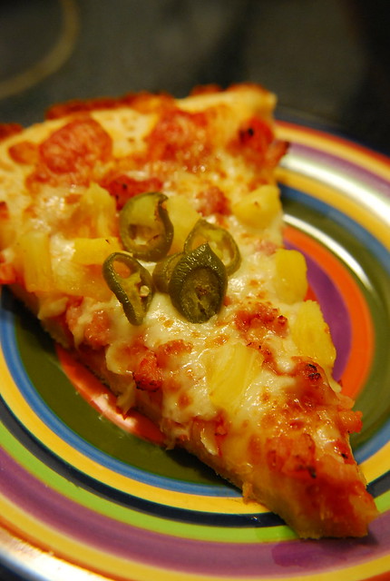 Jalapeno, pineapple and bacon