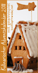 Kulinarischer Adventskalender 2011 mit Gewinnspiel
